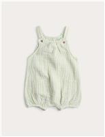 Pure Cotton Woven Bibshort (Newborn - 12 Months)