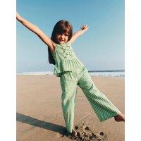 M&S 2 Piece Pure Cotton Striped Outfit (2-10 Yrs) Multi