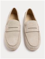 M&S Kids' Suede Boat Shoes (6 Small-5 Large) Navy