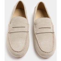 M&S Kids' Suede Boat Shoes (6 Small-5 Large) Stone