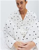 Cotton Modal Printed Revere Pyjama Set