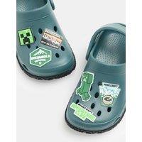 M&S Kids' Minecraft Clogs (8 Small-2 Large) Green Mix