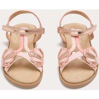 M&S Kids' Metallic Shell Sandals (4 Small - 2 Large) Pink Mix
