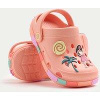 M&S Kids' Moana Clogs (4 Small-2 Large) Coral Mix