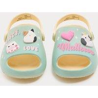 M&S Kids' Squishmallows Sliders (4 Small-2 Large) Aqua Mix