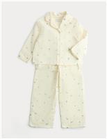 Pure Cotton Floral Pyjamas (1-16 Yrs)