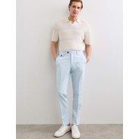 JAEGER Tailored Fit Chinos Soft Blue