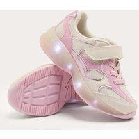M&S Kids' Chunky Light Up Trainers (4 Small - 2 Large) Pink Mix