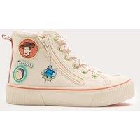 M&S Kids' Toy Story High Top Trainers (4 Small-2 Large) Yellow