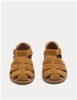 Kids Suede Fisherman Sandals (4 Small - 2 Large)