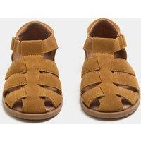 M&S Kids' Suede Fisherman Sandals (4 Small - 2 Large) Tan