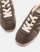 M&S Kids' Retro Trainers (4 Small-7 Large) White Mix