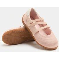 M&S Kids' Satin Ballet Trainers (4 Small - 2 Large) Pink Mix