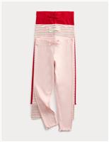 3 Pack Cotton Rich Seaside Leggings (2-8 Yrs)