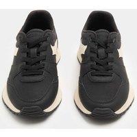 M&S Kids Ultra Lace Up Trainers (4 Small-7 Large) Black