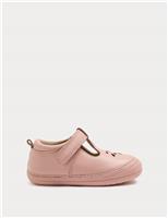 First Walker Leather Heart T Bar Shoes (2 Small - 5 Small)