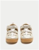 Kids Suede Fisherman First Walker Sandals (2 Small-5 Small)