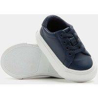 M&S Baby Lace Up Pram Shoes (3 Small - 4 Small) Navy