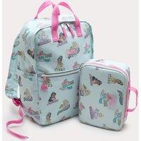 M&S 2 Piece Disney Princess Backpack & Lunchbox Light Aqua