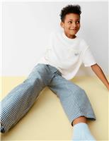 Waffle Breakfast Crew Slogan Pyjama Top (6-16 Yrs)