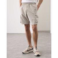 Autograph Technical Stretch Cargo Shorts Light Grey