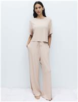 Modal Rich Ribbed Pyjama Bottoms