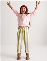 2 Piece Cotton Rich Striped Top & Trousers Outfit (1-8 Yrs)