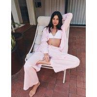 M&S Cool Comfort Chambray Pyjama Bottoms Blossom