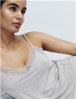 Lace Trim Cami Shortie Set