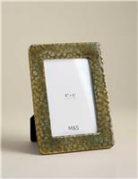 Reactive Glaze Ceramic Photo Frame 4x6 inch