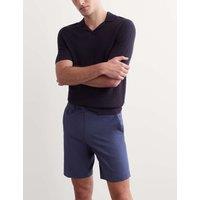 JAEGER Cotton Rich Lightweight Shorts Dark Blue