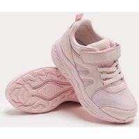 M&S Kids' Freshfeet Riptape Trainers (4 Small - 2 Large) Rose