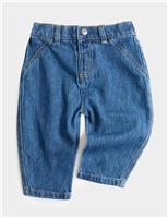 Pure Cotton Horseshoe Jeans (0-5 Yrs)
