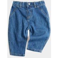 M&S Pure Cotton Horseshoe Jeans (0-5 Yrs) Denim