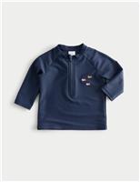 Fish Embroidery Rash Vest (0 Mths - 5 Yrs)