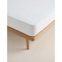 M&S Pure Cotton Waterproof Extra Deep Mattress Protector White