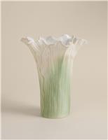 Handkerchief Petal Ceramic Vase