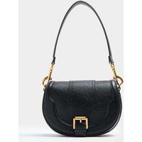 M&S Buckle Saddle Bag Black