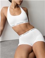 Autograph Lille Supima Cotton Rich High Rise Boxers White