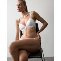 Autograph Savannah Lace Non Wired Plunge Bra (A-E) White