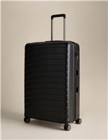 M&S Oslo 4 Wheel Hard Shell Large Suitcase Black