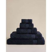 M&S Super Soft Pure Cotton Towel Navy