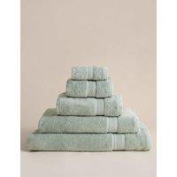 M&S Super Soft Pure Cotton Towel Sage