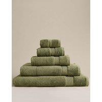 M&S Super Soft Pure Cotton Towel Fern