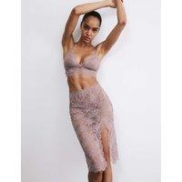 Rosie Nolana Lace Half Slip Praline