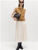 M&S Pleat Front Culottes Ivory