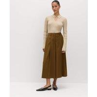 M&S Pleat Front Culottes Moss