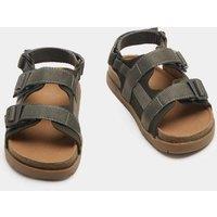 M&S Kids' Sporty Riptape Sandals (4 Small - 2 Large) Green Mix