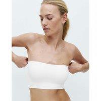 M&S Seamless Non Wired Bandeau Bra White/White