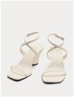 Buckle Strappy Wedge Sandals